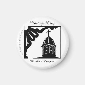 Tabernacle and Gingerbread - Martha's Vineyard Magnet