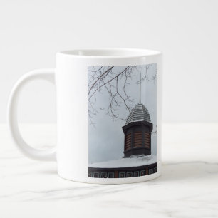 Tabernacle Cross in Snow - Martha's Vineyard Large Coffee Mug