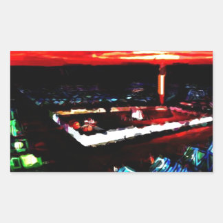 Tabernacle of God in the Wilderness Rectangular Sticker