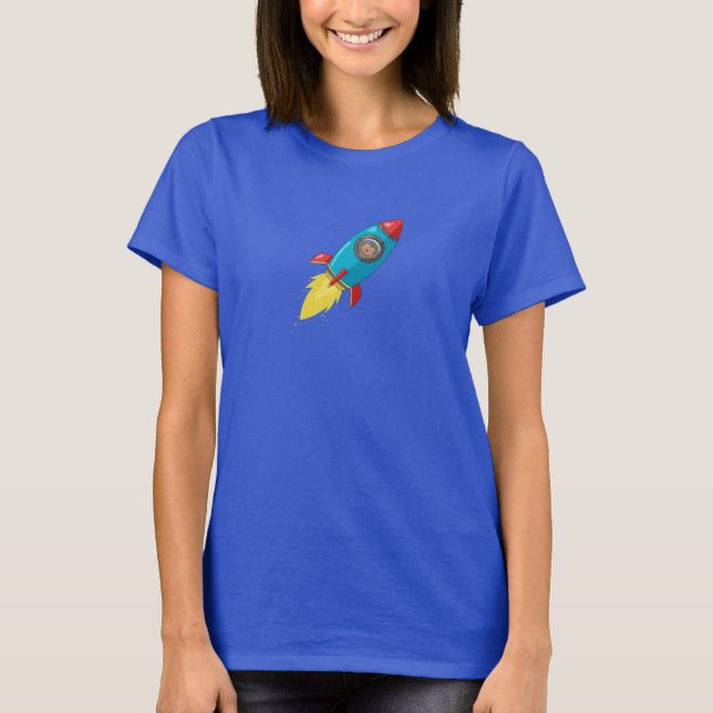 Tabitha Fink Women's Dark Rocket T-Shirt (Front)