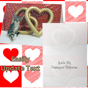 Tabitha's Valentine's - Cat / Kitten Valentine's Holiday Card