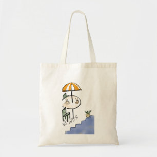 Table and Stairs Tote Bag