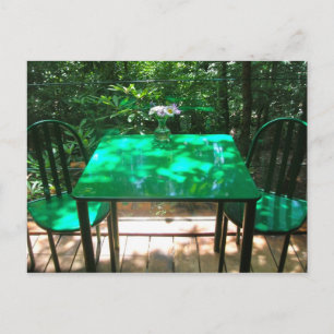 Table at Fallingwater Postcard