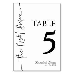 Table Card