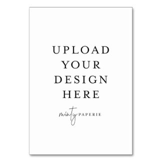 Table Card - 3.5" x 5" Portrait