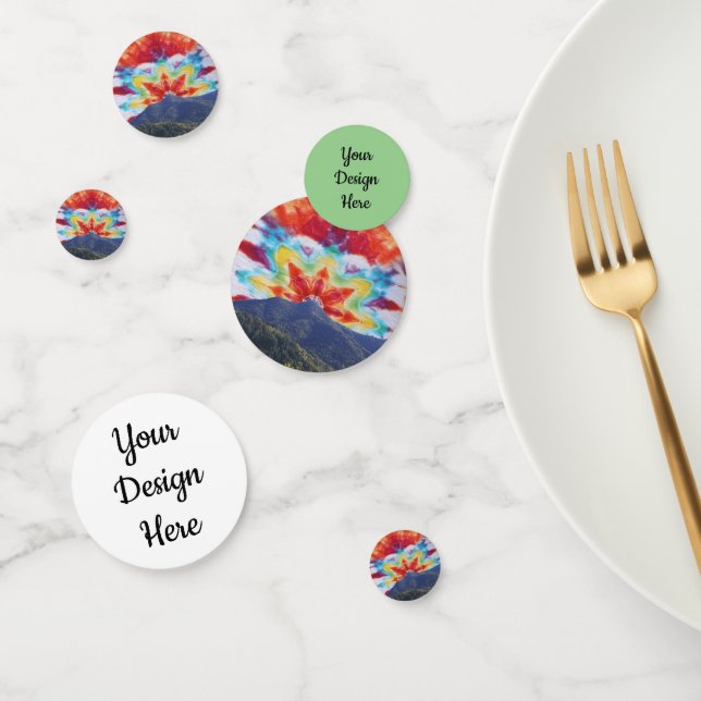 Table Confetti Customisable Tie Dye Mt Tamalpais (Group)
