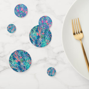Table confetti in stylish graphic