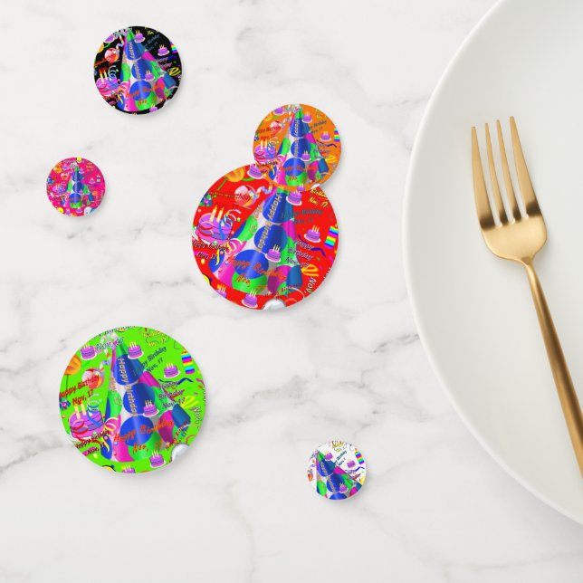 Table Confetti November, 17 Birthday (Group)