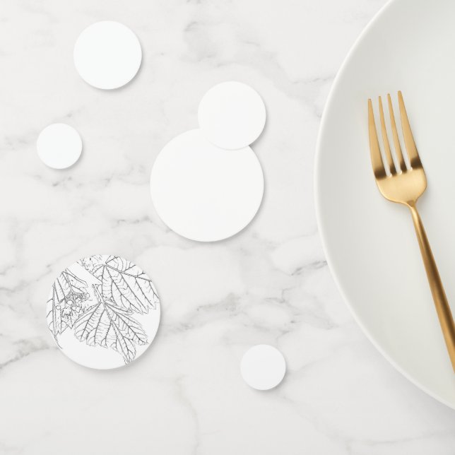 Table confetti template (Group)