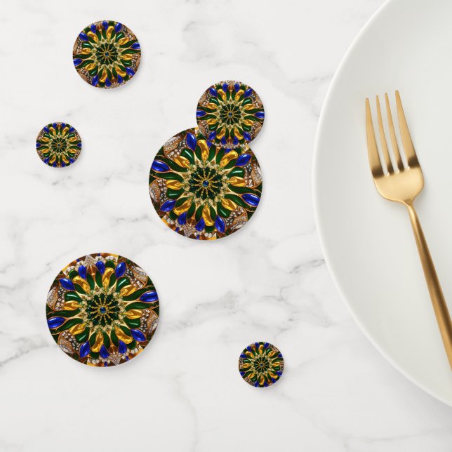 Table confetti with Brazil Colours (Group)