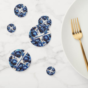 Table confetti with Scottish Thistles Design