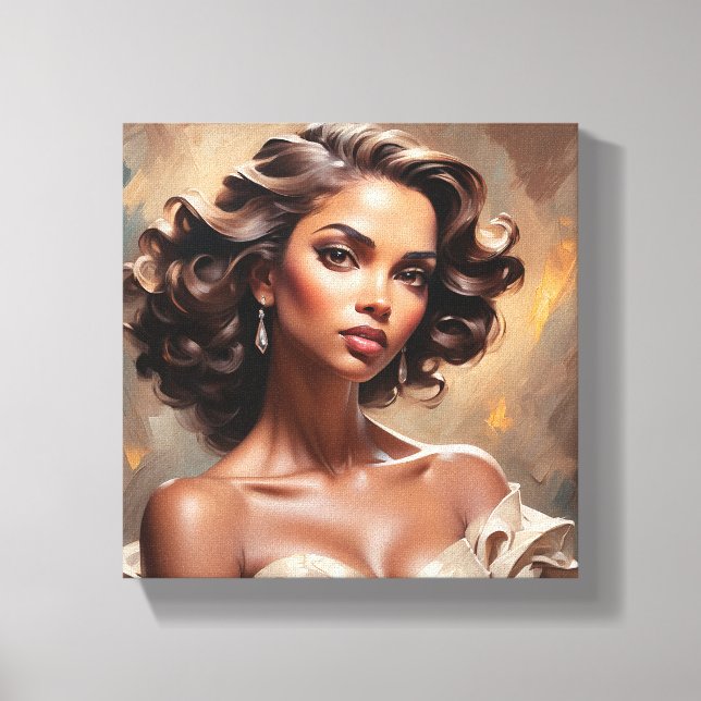 Table Deco (Timeless Beauty) Canvas Print (Front)