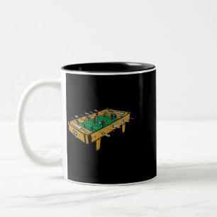 Table Football Foosball Player Gifts Two-Tone Coffee Mug