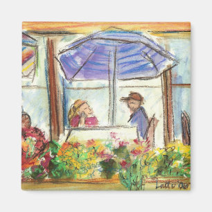 Table for Two Magnet (Pike Place Seattle)