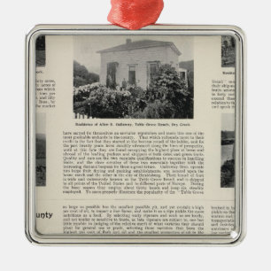 Table Grove Ranch, California Metal Tree Decoration