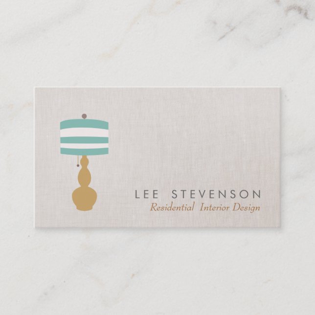 Table Lamp Business Card (Front)