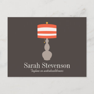Table Lamp Postcard