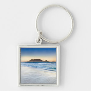 Table Mountain Across Table Bay Key Ring