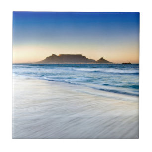 Table Mountain Across Table Bay Tile