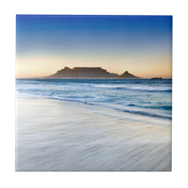 Table Mountain Across Table Bay Tile (Front)