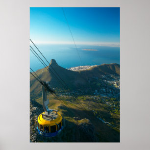 Table Mountain Cable Car, Cape Town Poster