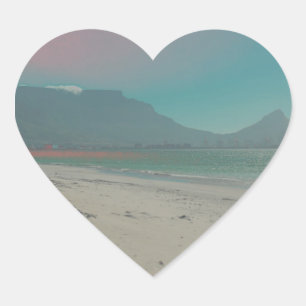 Table Mountain Cape Town Heart Sticker