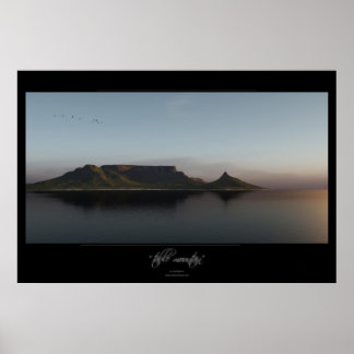 table mountain poster