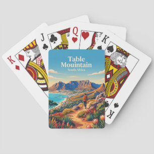 Table Mountain South Africa Playing Cards