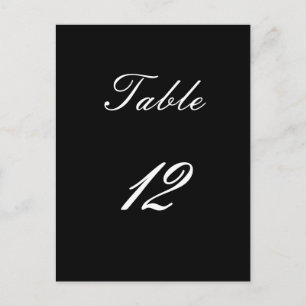 Table Number 12 Postcard