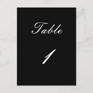 Table Number 1 Postcard