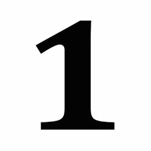 Table Number 1 Standing Photo Sculpture