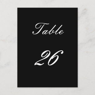 Table Number 26 Postcard