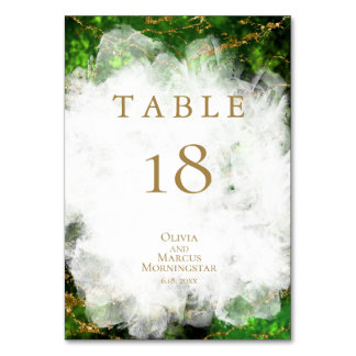 TABLE NUMBER | Abstract Stunning Emerald Crystal 
