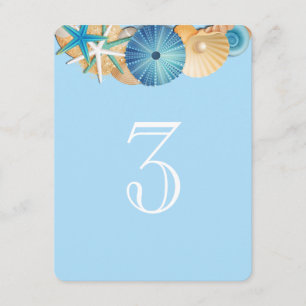 Table Number Card-3