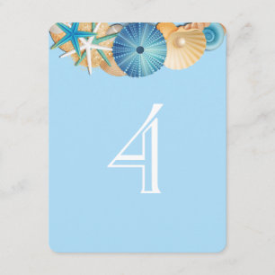 Table Number Card-4