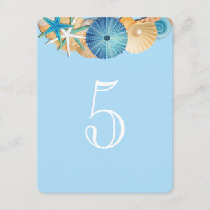 Table Number Card-5