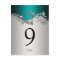 Table Number Cards Vintage Teal Black Silver