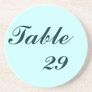 Table Number Coaster