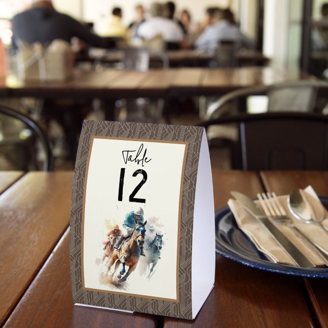 Table Number Derby Horses and Jockeys (Insitu(Restaurant))