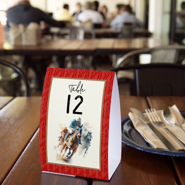 Table Number Derby Horses and Jockeys (Insitu(Restaurant))
