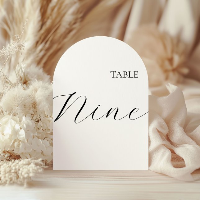 Table Number Nine Card (Creator Uploaded)