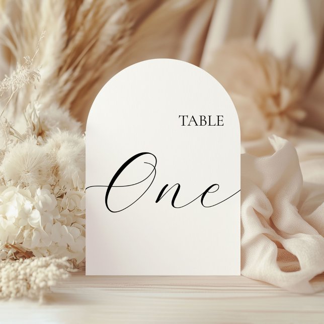 Table Number One Card (Creator Uploaded)