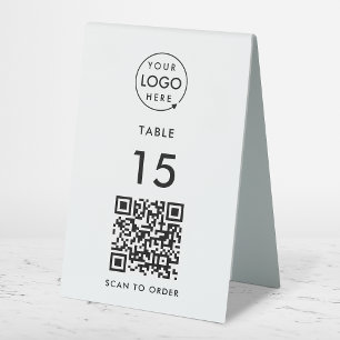Table Number QR Code Restaurant Cafe Scan to Order