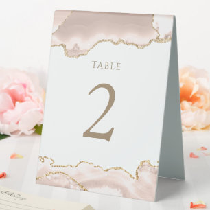 table number sign