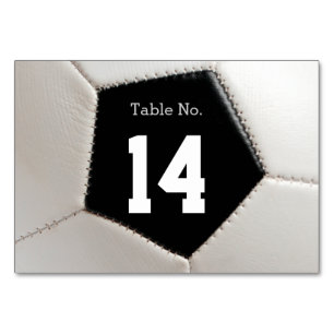 Table Number Soccer   Football
