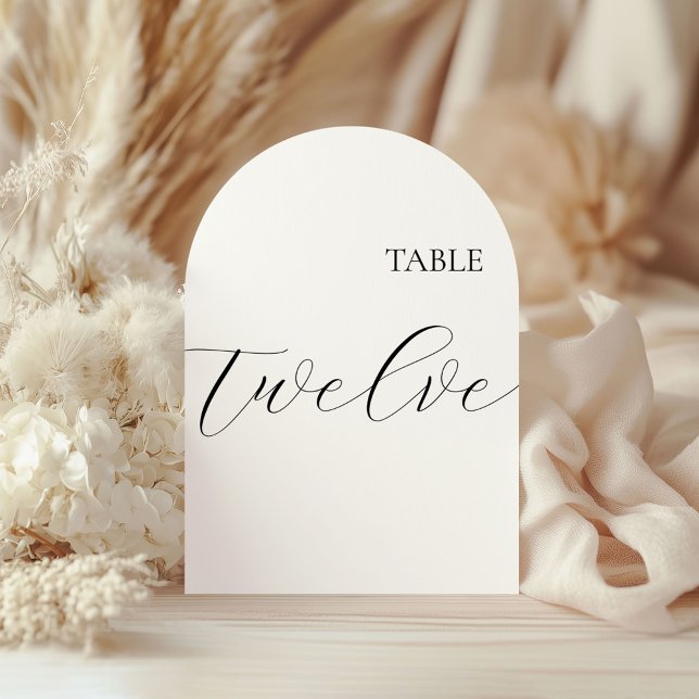 Table Number Twelve Card (Creator Uploaded)