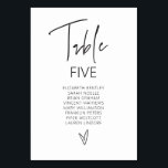 Table Number Wedding Guest Seating Card G400<br><div class="desc">Our table number card is perfect to schedule guest's seating arrangements for each table at your event. This item is part of our Gwen wedding invitation suite G400,  please visit our store to view the collection of coordinating items.</div>