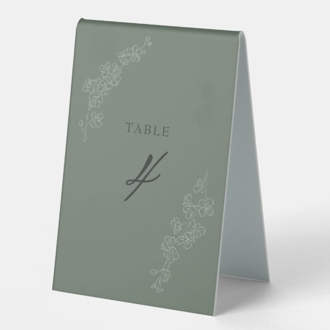 Table Numbers (Front)