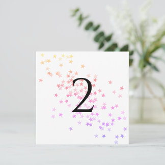 Table numbers stars