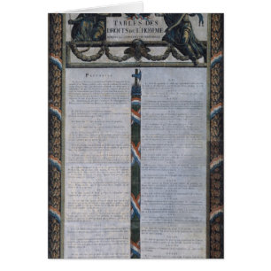Table of the Declaration of the Rights of Man